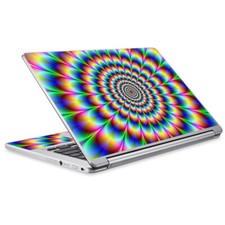 Skins for Acer Chromebook R-13 Decals wrap Trippy hologram dizzy