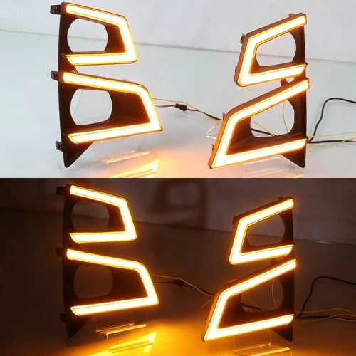 For ISUZU D-MAX 2020 LED Daytime Running Lights DRL Streamer Yellow Turn Signals - Bild 8 von 12