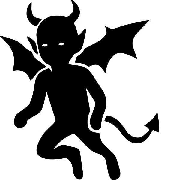 Devil Baby Stencil - RE-USABLE 7.5 x 8.5 Inch | eBay