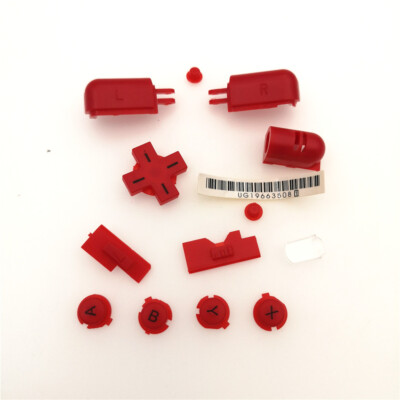 Ds Lite Games Clear Pink DS Lite Button Set Full ABXY D-Pad