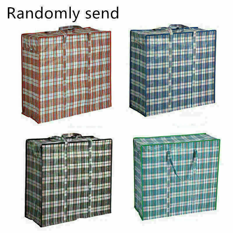 Jumbo Laundry Bags Zipped Reusable Large Capacity Strong Shopping Storage Bag eBay