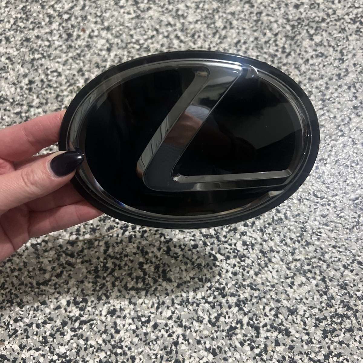 Lexus 円形カバー 黒 LEXUS ES350 ES300H RX350/450H PRE CRASH EMBLEM PCS 2016-2020 OEM