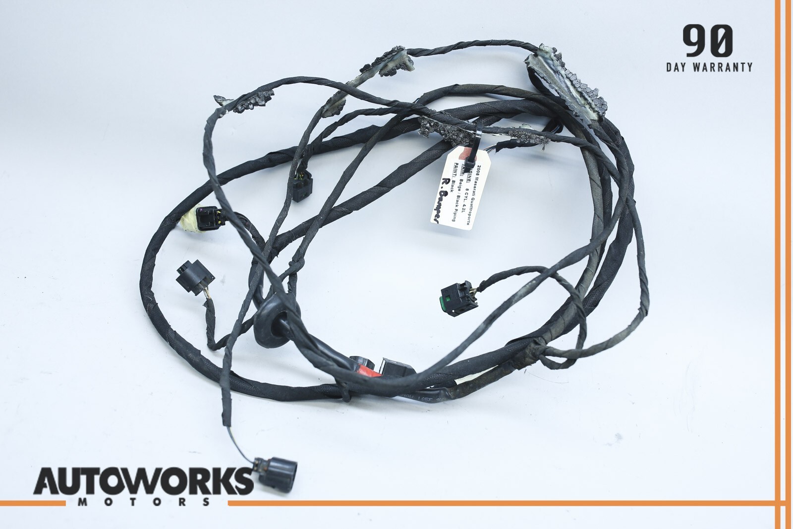 03-08 Maserati Quattroporte M139 Rear Bumper Parking Wire Wiring Harness OEM
