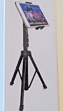 Tripod Mount Holder for 4-5" iPad Mobile Phone, Height Adjustable Floor Stand
