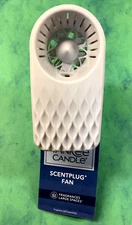 Yankee Candle Fade ScentPlug Fan Plug with Built-in Light Sensor White NWT💚