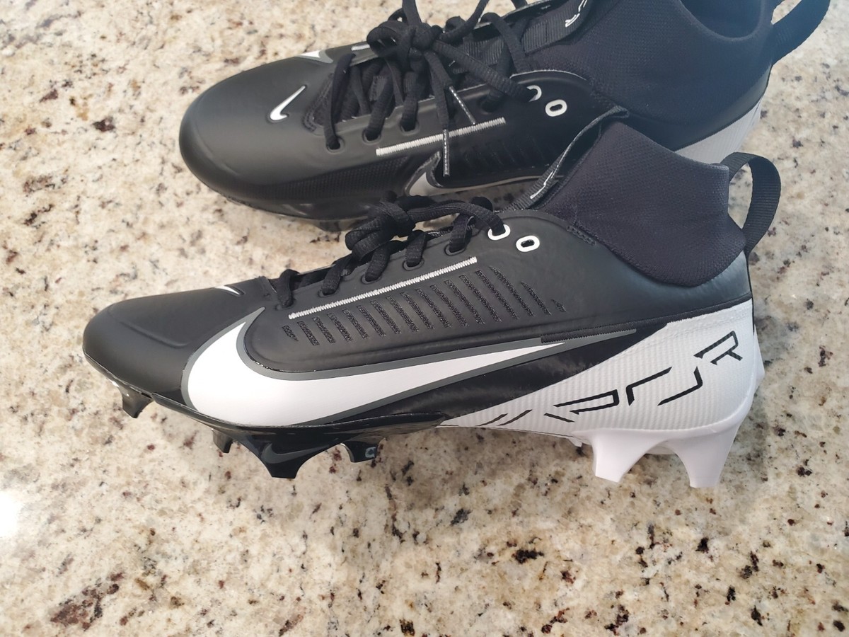 Nike Vapor Edge Pro 360 2 Black/White Football Cleats DA5456-010 Men\'s Size 8 Nike Vapor Edge Pro 360 2 Black White Football Cleats Men main image 4