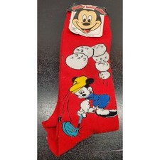 Mickey Unlimited Socks - Size Men's 10-13 - Unopened - Mickey golfing