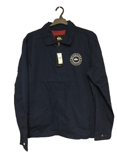 Giacca Shepton Quiksilver Navy Taglia Large Rp £60 DH011 MM 19 - Foto 1 di 5