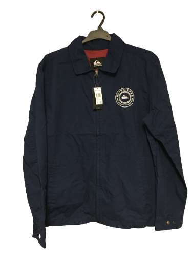 Quiksilver Shepton Jacket Navy Size Large rrp £60 DH011 MM 19 - Picture 1 of 5