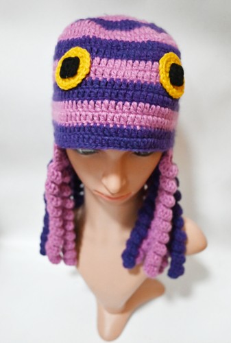 BomHCS Funny Tentacle Octopus Cthulhu Knitted Beanie Hat Cap Halloween Hats - Picture 10 of 10