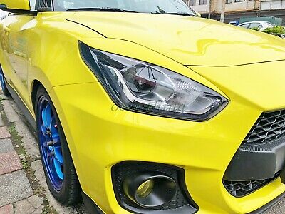 2017-2022 Fit FOR SUZUKI Swift 3rd Hatchback Front Eyelids Eyebrow Cover  Carbon