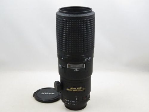 Mint Nikon AF Micro-Nikkor 200mm F/4 D ED Macro Telephoto