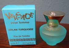 VERSACE Pour Femme Dylan Turquoise EDT Perfume Travel Mini Bottle .17oz/5ml NIB