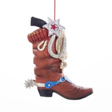 Cowboy Boot Ornament