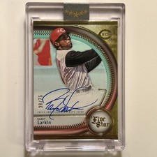 BARRY LARKIN 2025 TOPPS FIVE STAR AUTOGRAPH  AUTO 38/75 Cincinnati Reds