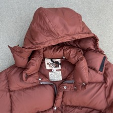 Vintage 70 s The North Face Brown Label Nuptuse Goose Down Puffer Jacket S