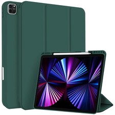3-türige TPU Leder Hülle für iPad Pro 11 2022/2021/2020 mit Stiftschlitz