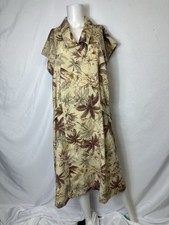 VINTAGE UNBRANDED LARGE  FLORAL SLEEVELESS FLORAL DRESS