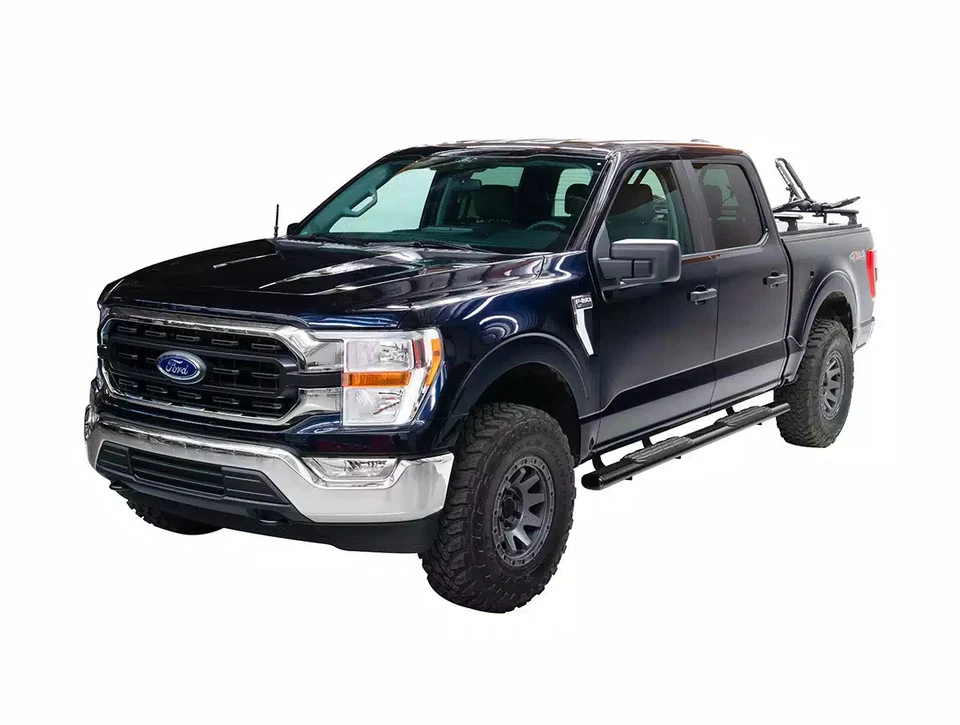 Ionic 5" Black Nerf Bars Fit 09-18 Ram 1500, 19-23 1500 Classic DS w/5-Lugs Quad — 第 3/4 张图片