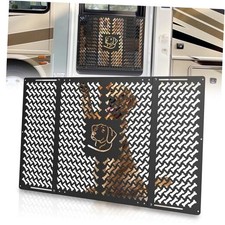 Aluminum RV Screen Door Protector for Dogs, Camper Door Screen Grille Width