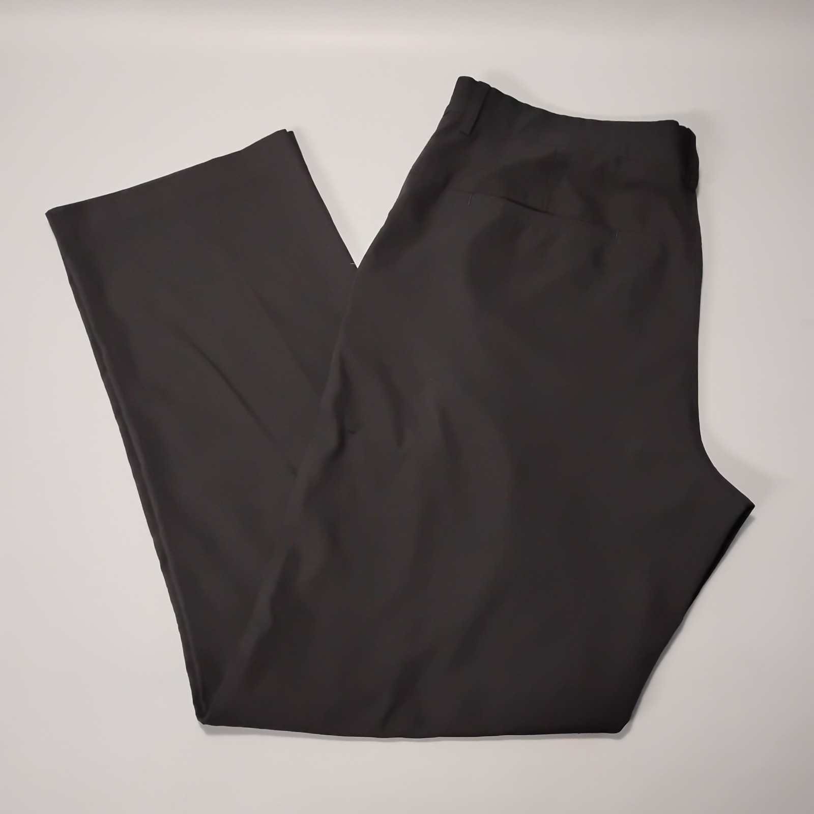 Adidas Golf Pants Mens Athletic Performance Stretch Flat Front Black Size 34x31 thumbnail 2