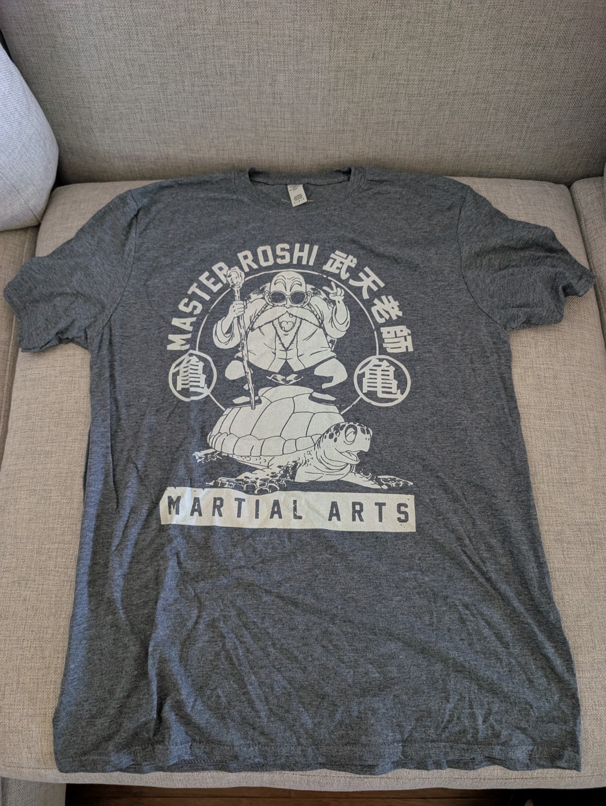 Camiseta Dragonball Muten Roshi Tortuga Ermitaño Maestro Camiseta Grande L Camiseta Z Super