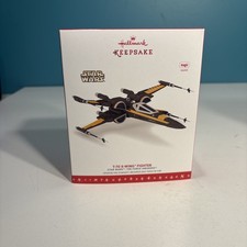 T-70 X-Wing Fighter - 2016 HALLMARK ORNAMENT - STAR WARS 9-7-60