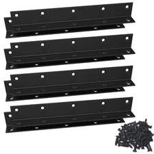 L BracketHeavy Duty Corner BraceStainless Steel Corner BracketBlack Large Ang...