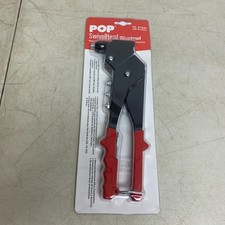 POP Rivet Tool Hand Riveter Kit with Assorted Rivets 4 Nozzles Heavy-Duty 61946