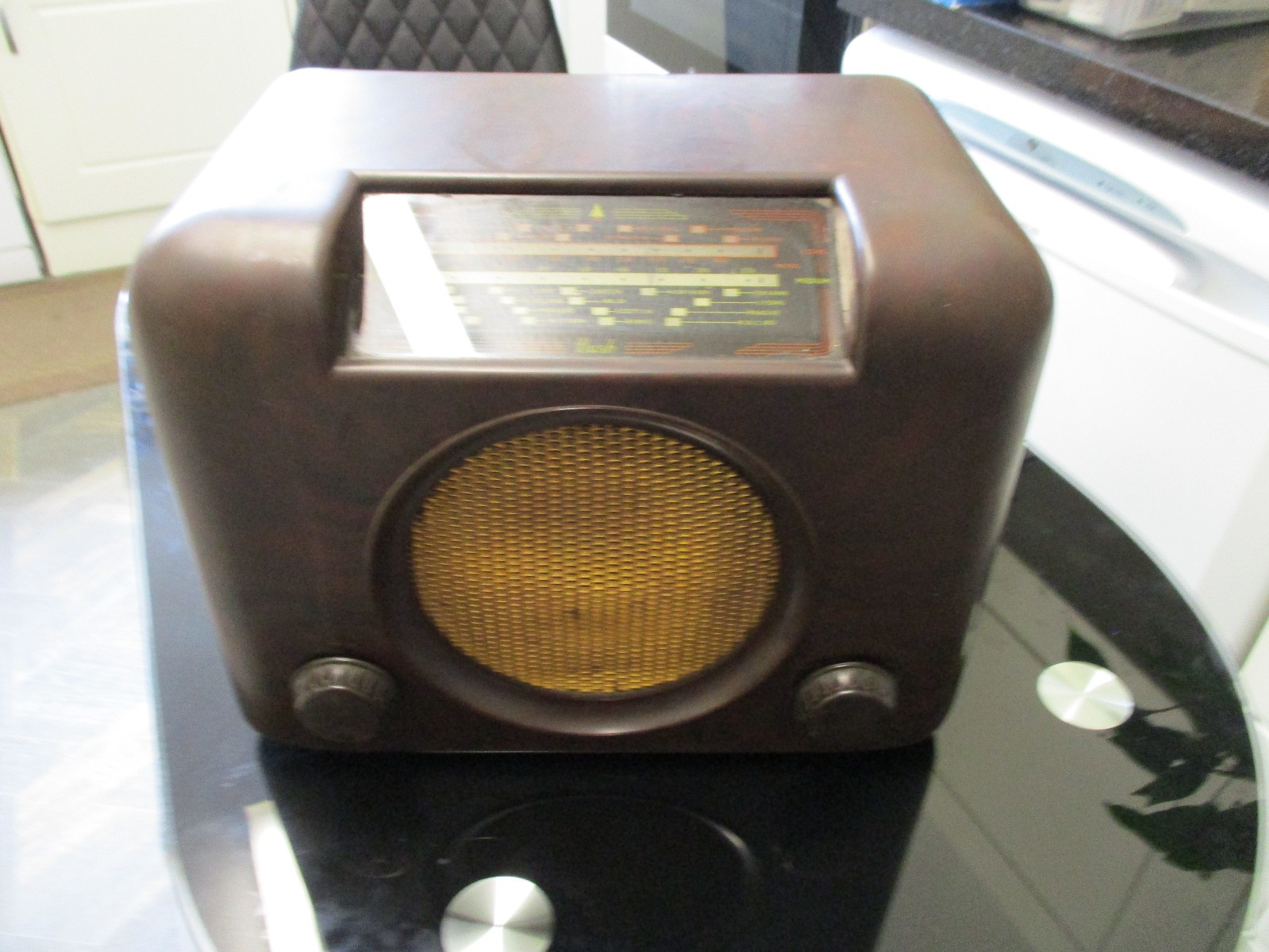 classic vintage bush dac90a radio serviced /working