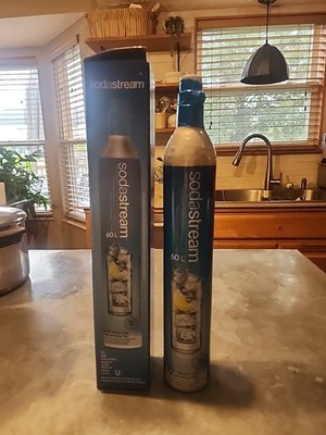 SodaStream Blue 60L CO2 Cylinder AA6061 Screw In Mounting New