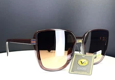 VG 8VG29454 TOBACCO Womens Brown Classic Round Full Rim Sunglasses
