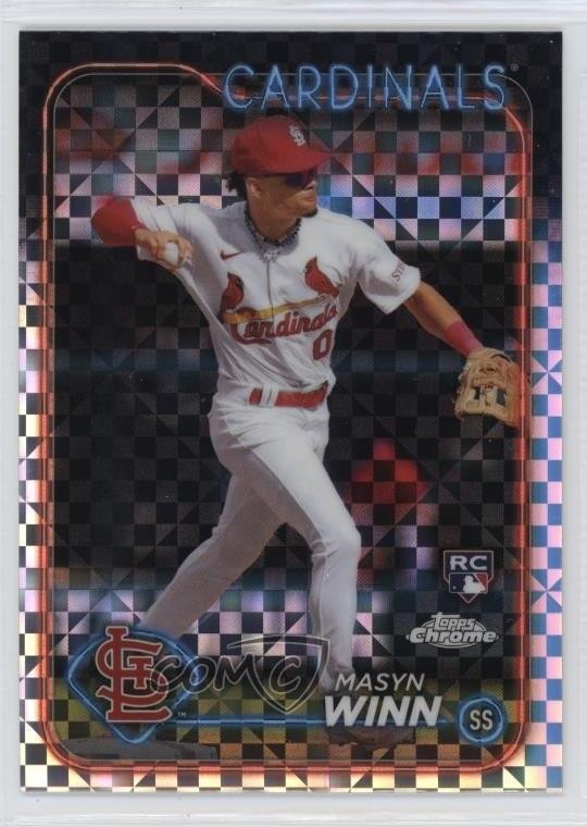 2024 Topps Chrome X-Fractor Masyn Winn #189 Rookie RC 0bg8