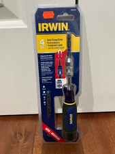 Irwin 4 pcs. Quick change Driver Screwdriver Lock n Load