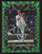 Cliff Lee 2025 Donruss #17 Elite Series Green Xplosion /25 Philadelphia Phillies