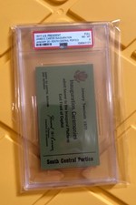 1977 US PRESIDENTIAL INAUGURATION FULL Ticket PSA 8 NM-MT Carter POP 1, 1 Higher