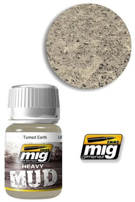 Heavy Mud Texture Turned Earth 1702 - Emaillefarbe Ammo by Mig Jimenez