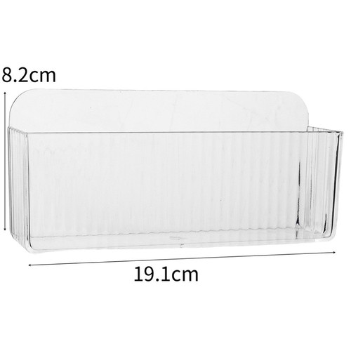 Caja de almacenamiento de cosméticos transparente espejo acrílico gabinete estante de almacenamiento - Imagen 11 de 11