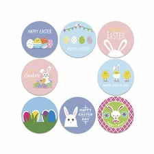 Sticker Rabbit Happy Easter Bunny Egg Chick Craft Box  Sticker Stickers Gift