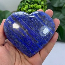 485g Beautiful Lapis Lazuli Heart Stone, Lapis Heart Stone, Blue Lapis Heart