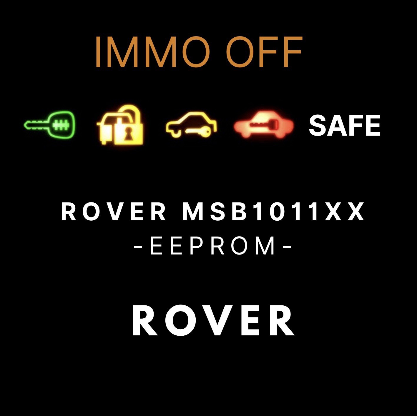 Immo Off Land Rover MSB1011xx EEPROM pour le remplacement et swap de moteur TD5