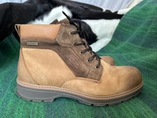 Camel Active Men’s Boots EU 42 Brown Nubuck Leather SympaTex Lace Up