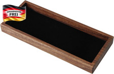 Holz Stiftablage Münztablett Schreibtischorganizer für Büro und Geschenk