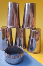 Antique 1912 THERMOCUP by American Thermos Bottle Co. 5 Nesting Cups