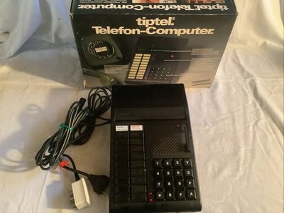 Tiptel Telefon-Computer - Schwarz Top Zustand OVP ist dabei