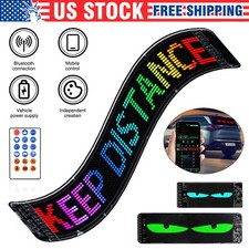 Flexible LED Display Screen For Car Truck USB Powered Custom Text Graphic Signs