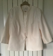 Jacques Vert Size 22 Ivory Jacket Wedding/Occasion