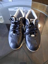 Nike Cortez '72 Hombre Clásico Negro/Blanco Cuero Tenis Talla 10