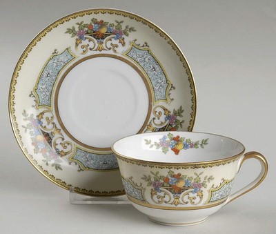Noritake Chine Blue Cup & Saucer 425499
