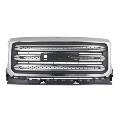 Chrome Front Upper Bumper Grille Assembly For 2015-2020 GMC Canyon 84733967